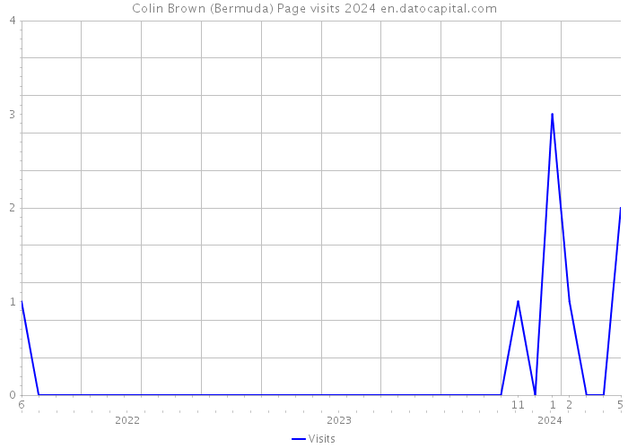 Colin Brown (Bermuda) Page visits 2024 