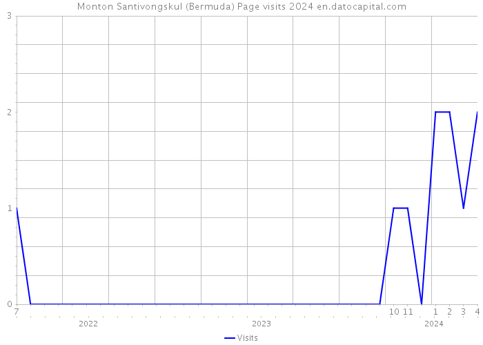 Monton Santivongskul (Bermuda) Page visits 2024 
