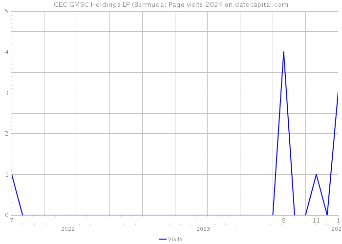 GEC GMSC Holdings LP (Bermuda) Page visits 2024 