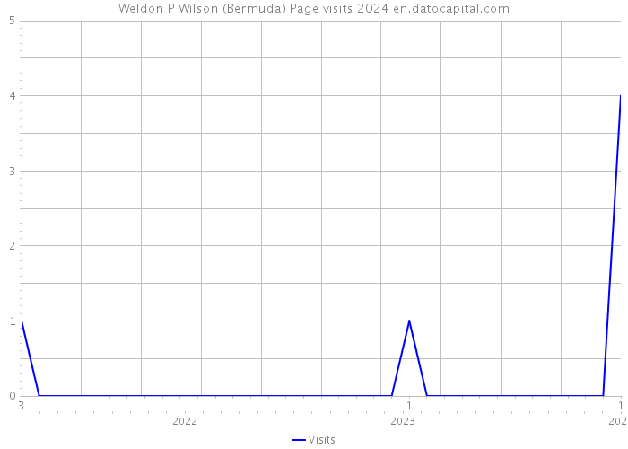 Weldon P Wilson (Bermuda) Page visits 2024 