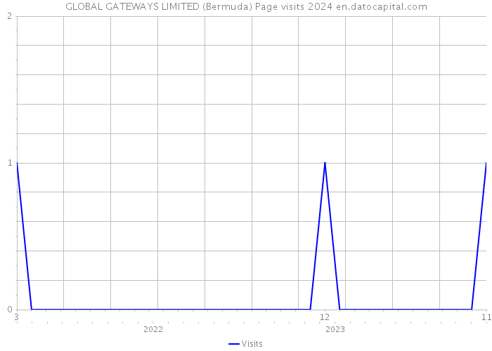 GLOBAL GATEWAYS LIMITED (Bermuda) Page visits 2024 