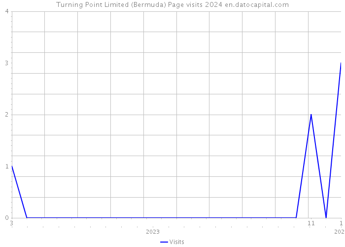 Turning Point Limited (Bermuda) Page visits 2024 