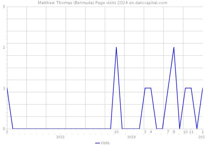 Matthew Thomas (Bermuda) Page visits 2024 