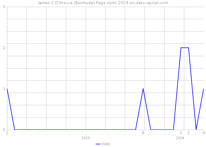 James C D'Arecca (Bermuda) Page visits 2024 