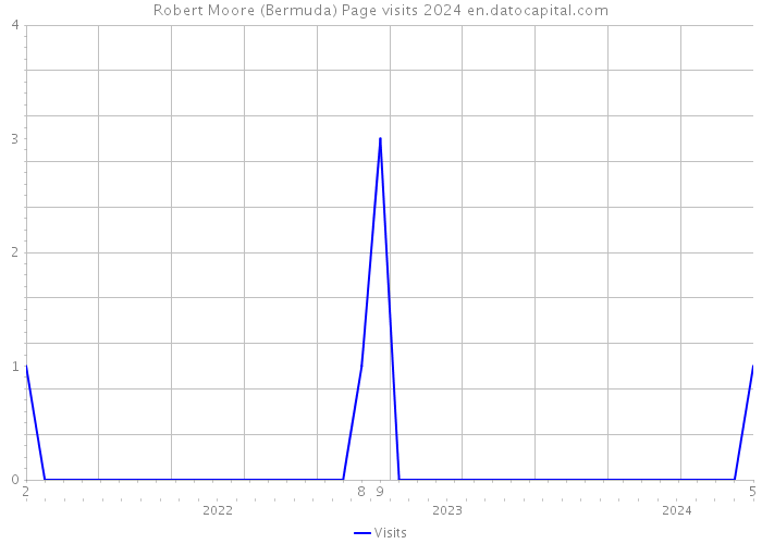 Robert Moore (Bermuda) Page visits 2024 