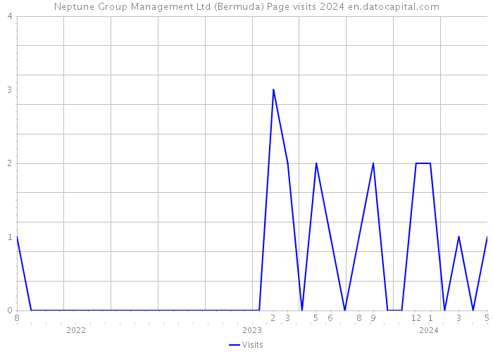 Neptune Group Management Ltd (Bermuda) Page visits 2024 