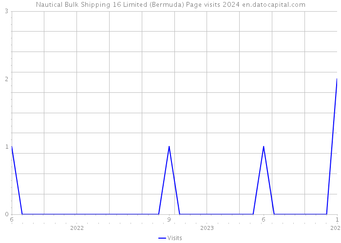 Nautical Bulk Shipping 16 Limited (Bermuda) Page visits 2024 