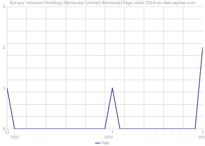 Europe Ventures Holdings (Bermuda) Limited (Bermuda) Page visits 2024 