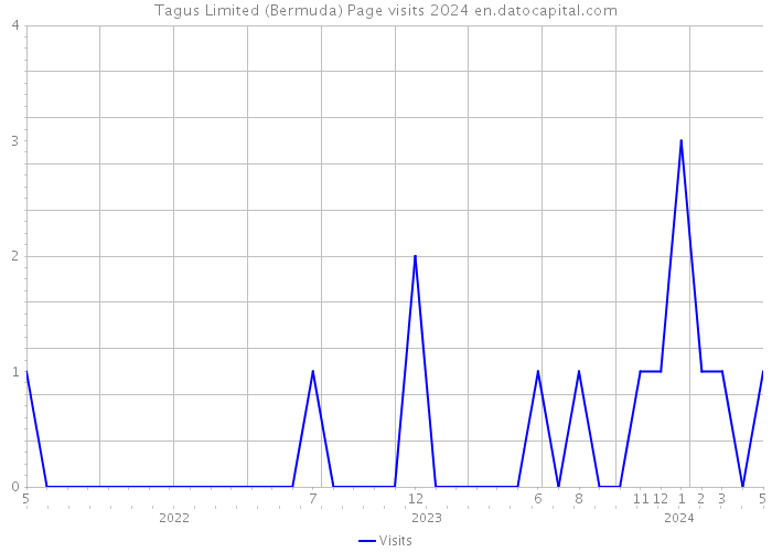 Tagus Limited (Bermuda) Page visits 2024 