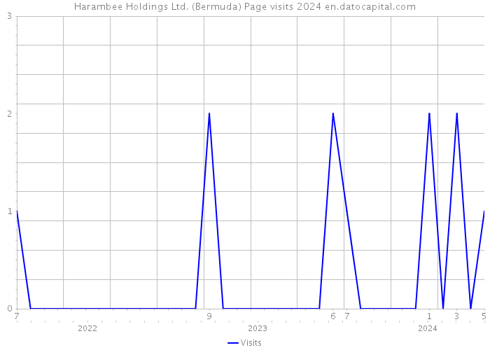 Harambee Holdings Ltd. (Bermuda) Page visits 2024 