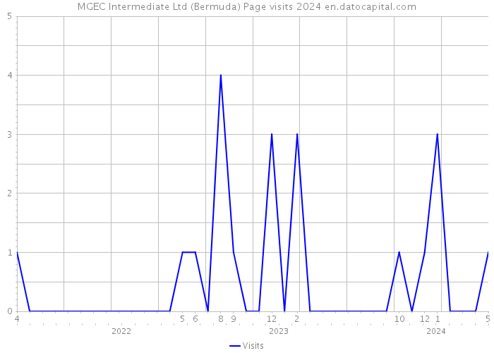 MGEC Intermediate Ltd (Bermuda) Page visits 2024 