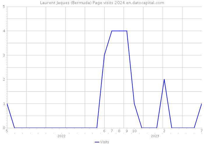 Laurent Jaques (Bermuda) Page visits 2024 