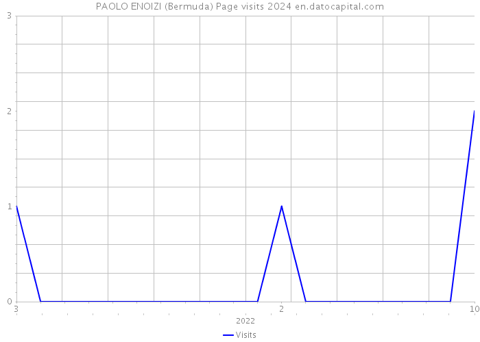 PAOLO ENOIZI (Bermuda) Page visits 2024 