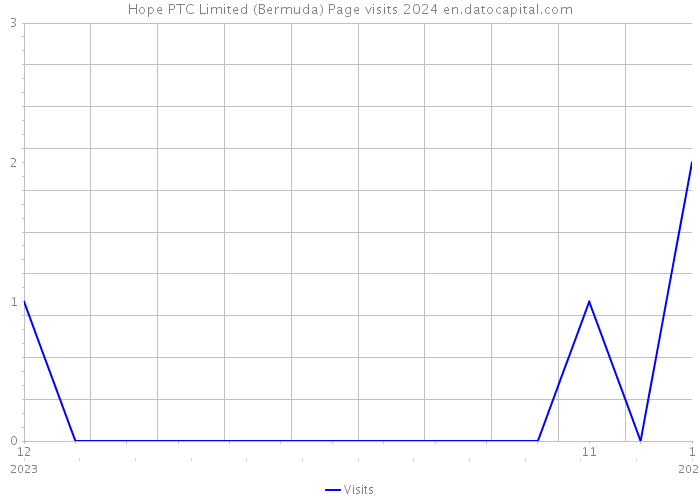 Hope PTC Limited (Bermuda) Page visits 2024 