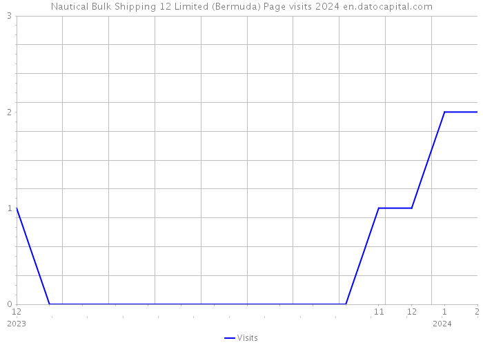 Nautical Bulk Shipping 12 Limited (Bermuda) Page visits 2024 