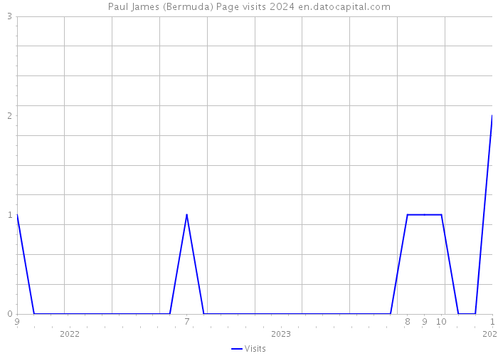 Paul James (Bermuda) Page visits 2024 