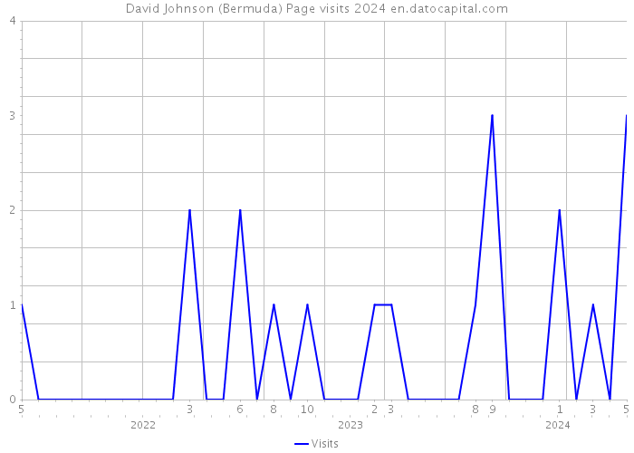 David Johnson (Bermuda) Page visits 2024 