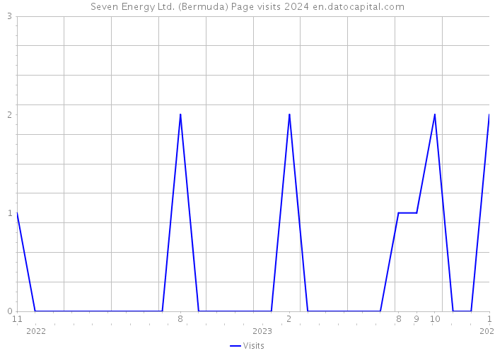 Seven Energy Ltd. (Bermuda) Page visits 2024 