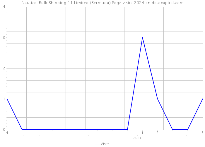 Nautical Bulk Shipping 11 Limited (Bermuda) Page visits 2024 