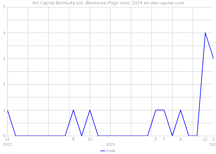 Art Capital Bermuda Ltd. (Bermuda) Page visits 2024 