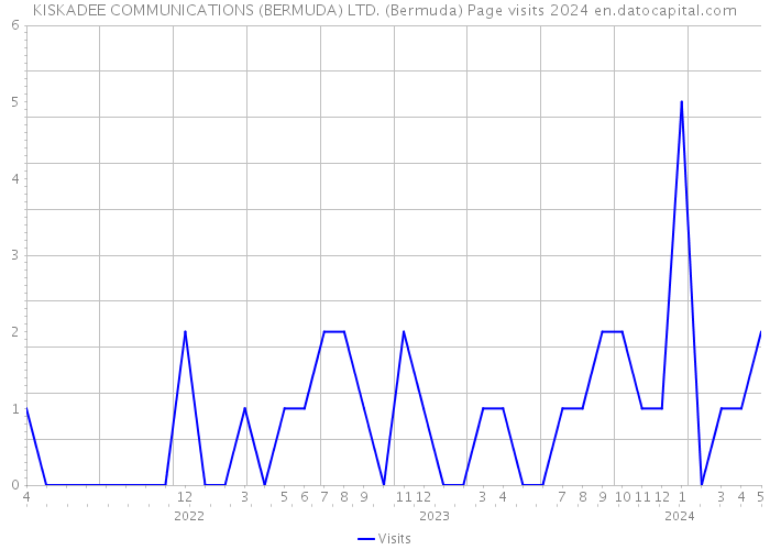 KISKADEE COMMUNICATIONS (BERMUDA) LTD. (Bermuda) Page visits 2024 