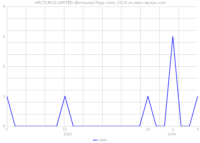 ARCTURUS LIMITED (Bermuda) Page visits 2024 