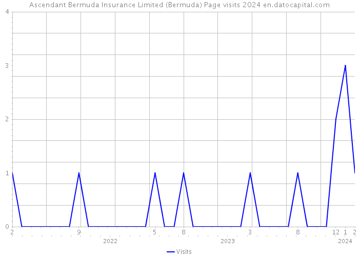 Ascendant Bermuda Insurance Limited (Bermuda) Page visits 2024 