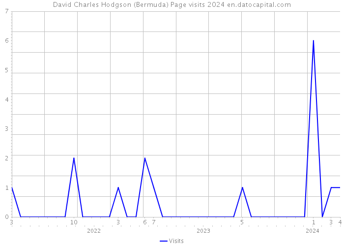 David Charles Hodgson (Bermuda) Page visits 2024 
