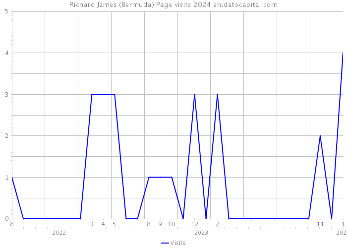 Richard James (Bermuda) Page visits 2024 