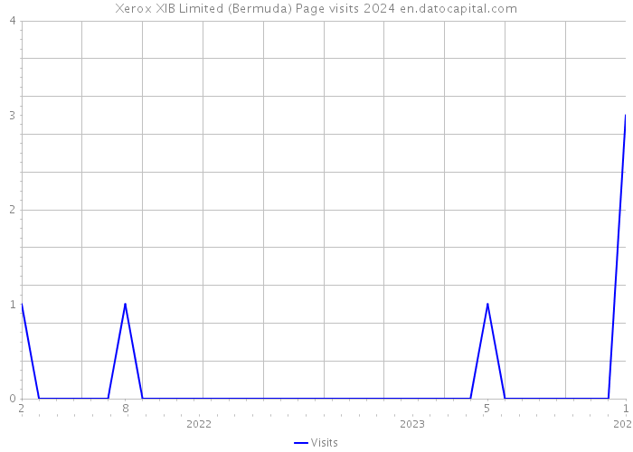 Xerox XIB Limited (Bermuda) Page visits 2024 