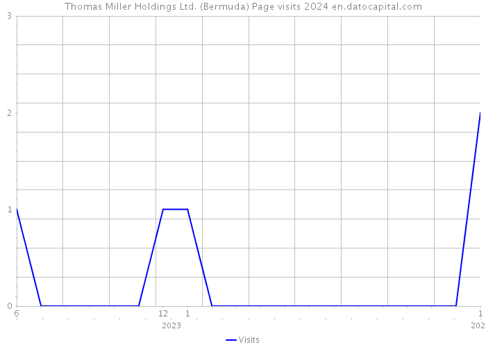 Thomas Miller Holdings Ltd. (Bermuda) Page visits 2024 