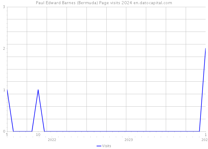 Paul Edward Barnes (Bermuda) Page visits 2024 