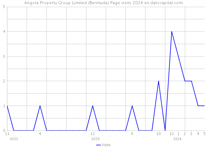 Angola Property Group Limited (Bermuda) Page visits 2024 