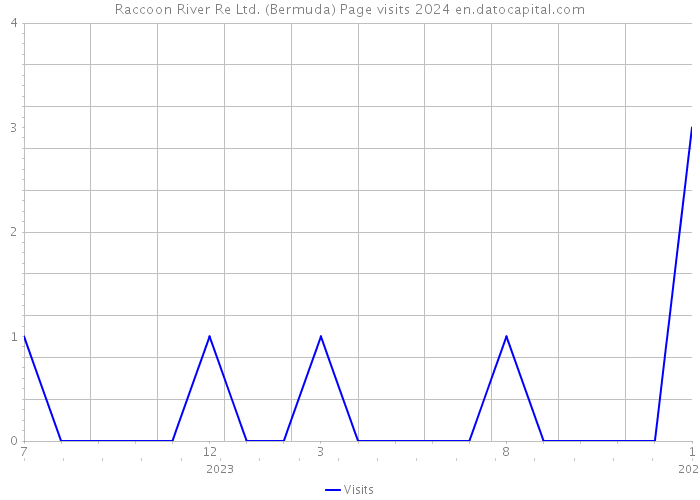 Raccoon River Re Ltd. (Bermuda) Page visits 2024 