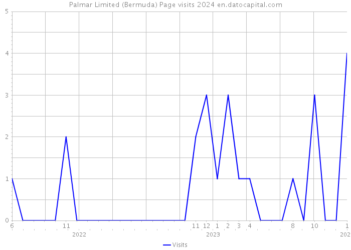 Palmar Limited (Bermuda) Page visits 2024 