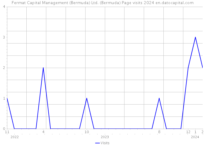 Fermat Capital Management (Bermuda) Ltd. (Bermuda) Page visits 2024 