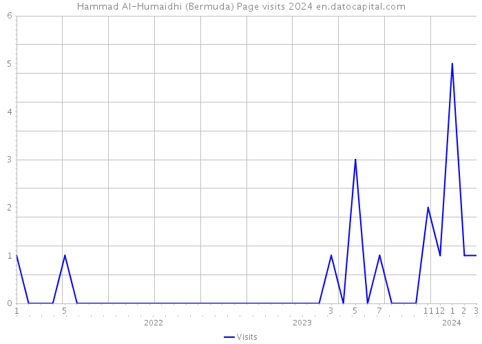 Hammad Al-Humaidhi (Bermuda) Page visits 2024 
