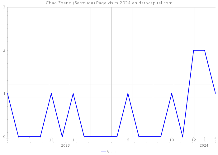 Chao Zhang (Bermuda) Page visits 2024 