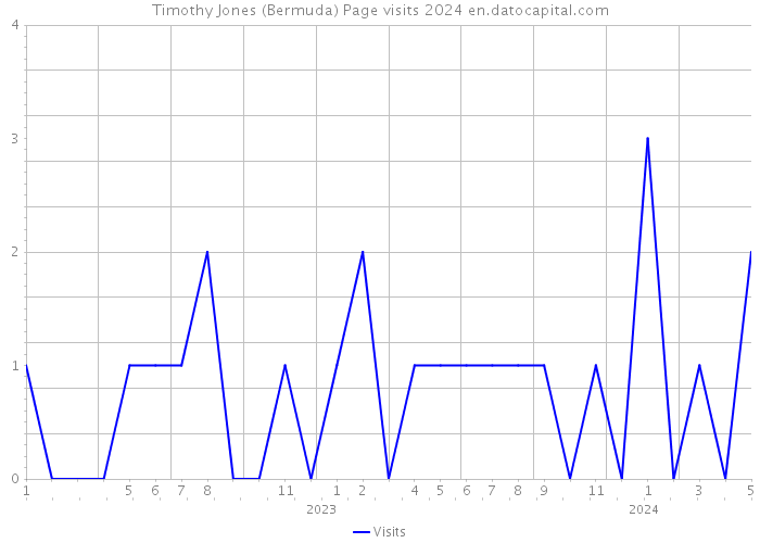 Timothy Jones (Bermuda) Page visits 2024 