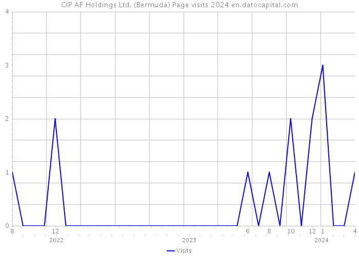 CIP AF Holdings Ltd. (Bermuda) Page visits 2024 
