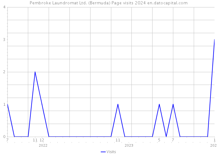 Pembroke Laundromat Ltd. (Bermuda) Page visits 2024 