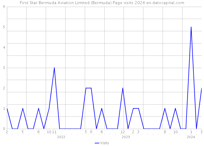 First Star Bermuda Aviation Limited (Bermuda) Page visits 2024 