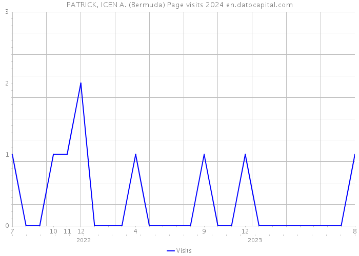 PATRICK, ICEN A. (Bermuda) Page visits 2024 