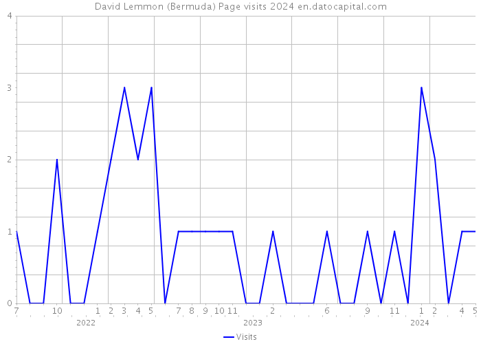David Lemmon (Bermuda) Page visits 2024 
