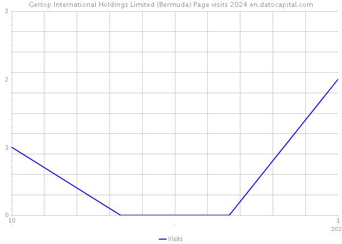 Gertop International Holdings Limited (Bermuda) Page visits 2024 