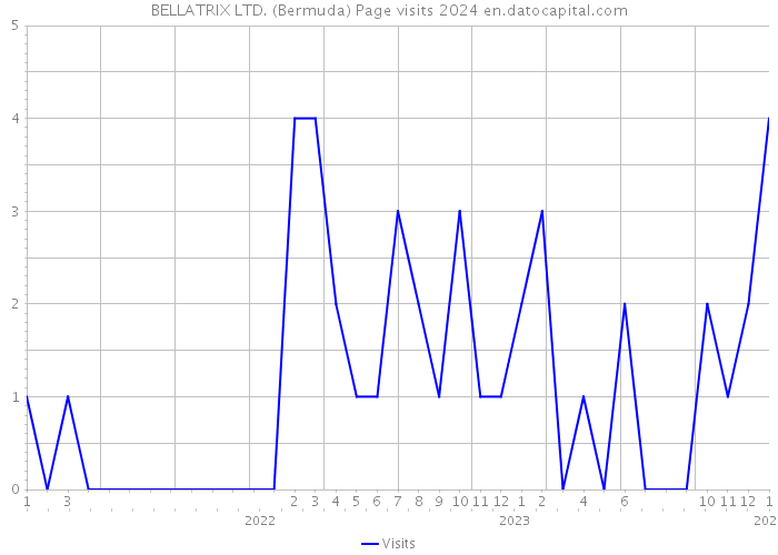 BELLATRIX LTD. (Bermuda) Page visits 2024 
