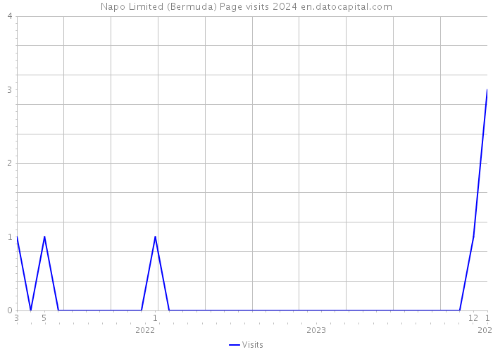 Napo Limited (Bermuda) Page visits 2024 