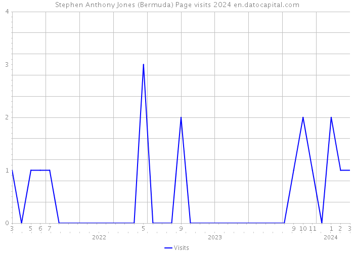 Stephen Anthony Jones (Bermuda) Page visits 2024 