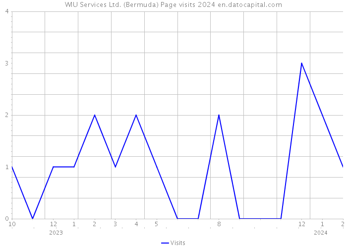 WIU Services Ltd. (Bermuda) Page visits 2024 