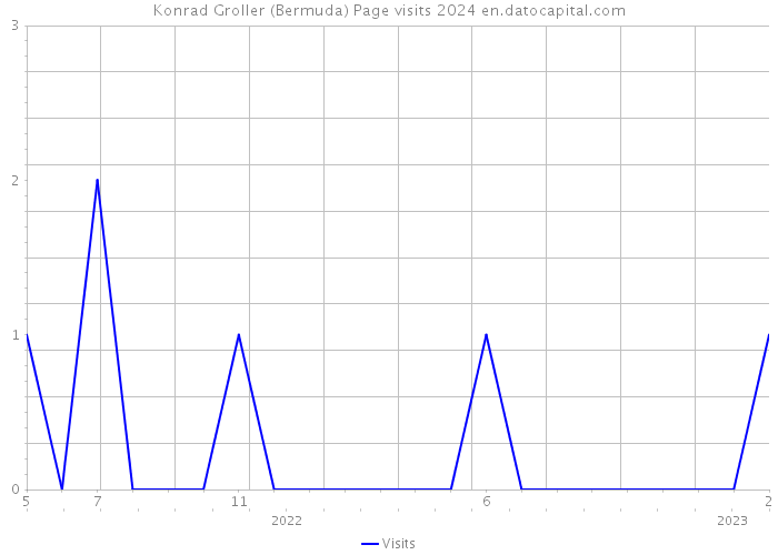 Konrad Groller (Bermuda) Page visits 2024 